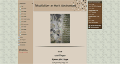 Desktop Screenshot of marit-abrahamsen.net