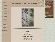 Tablet Screenshot of marit-abrahamsen.net